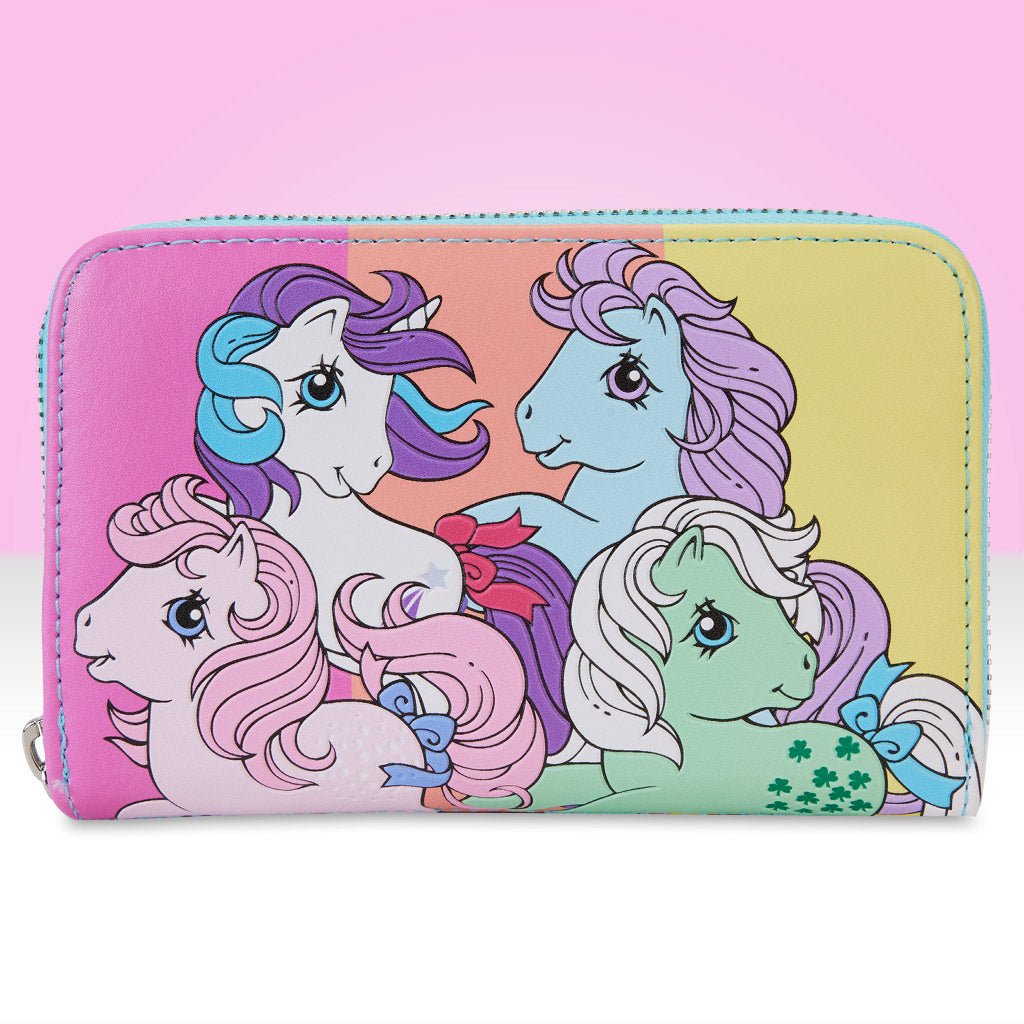 Loungefly x Hasbro My Little Pony colour Block Zip Around Wallet - GeekCore