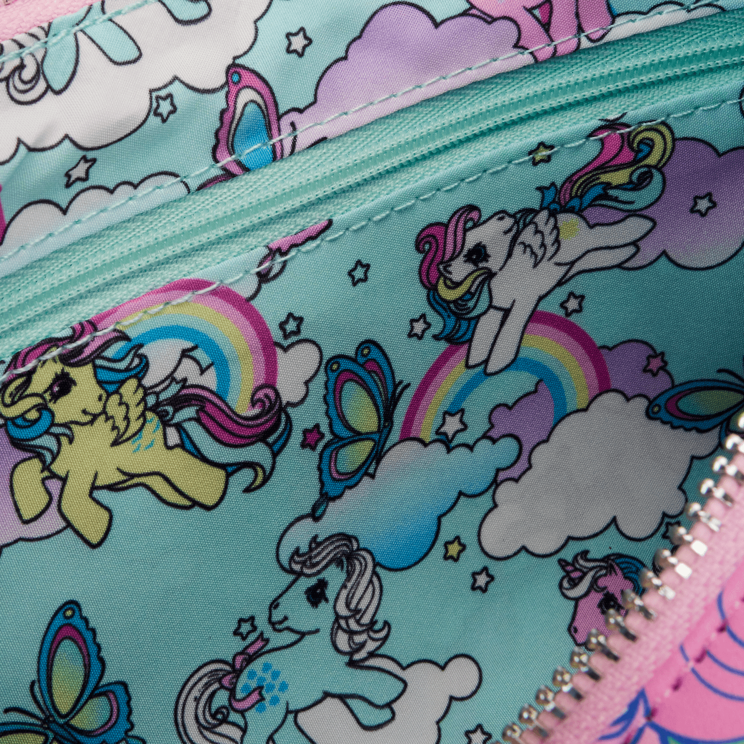 Loungefly x Hasbro My Little Pony Large AOP Baguette Crossbody Bag - GeekCore