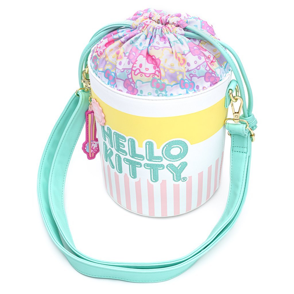 Loungefly X Hello Kitty Cup O' Kitty Cross Body Bucket Bag - GeekCore