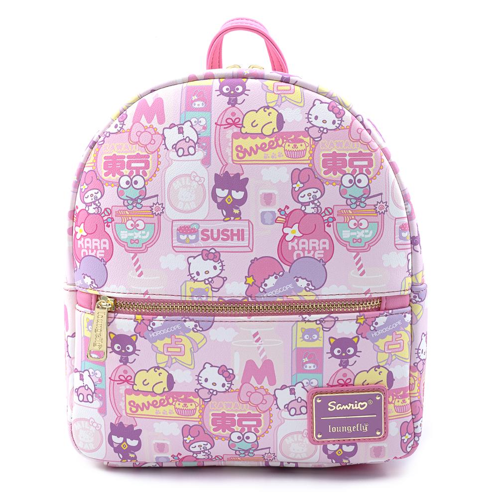 Loungefly X Hello Sanrio Kawaii Mini Backpack - GeekCore