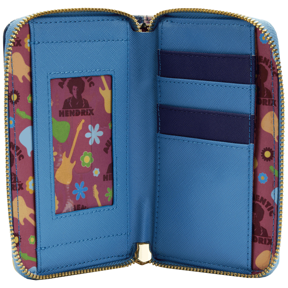 Loungefly x Jimi Hendrix Psychedelic Landscape Wallet - GeekCore