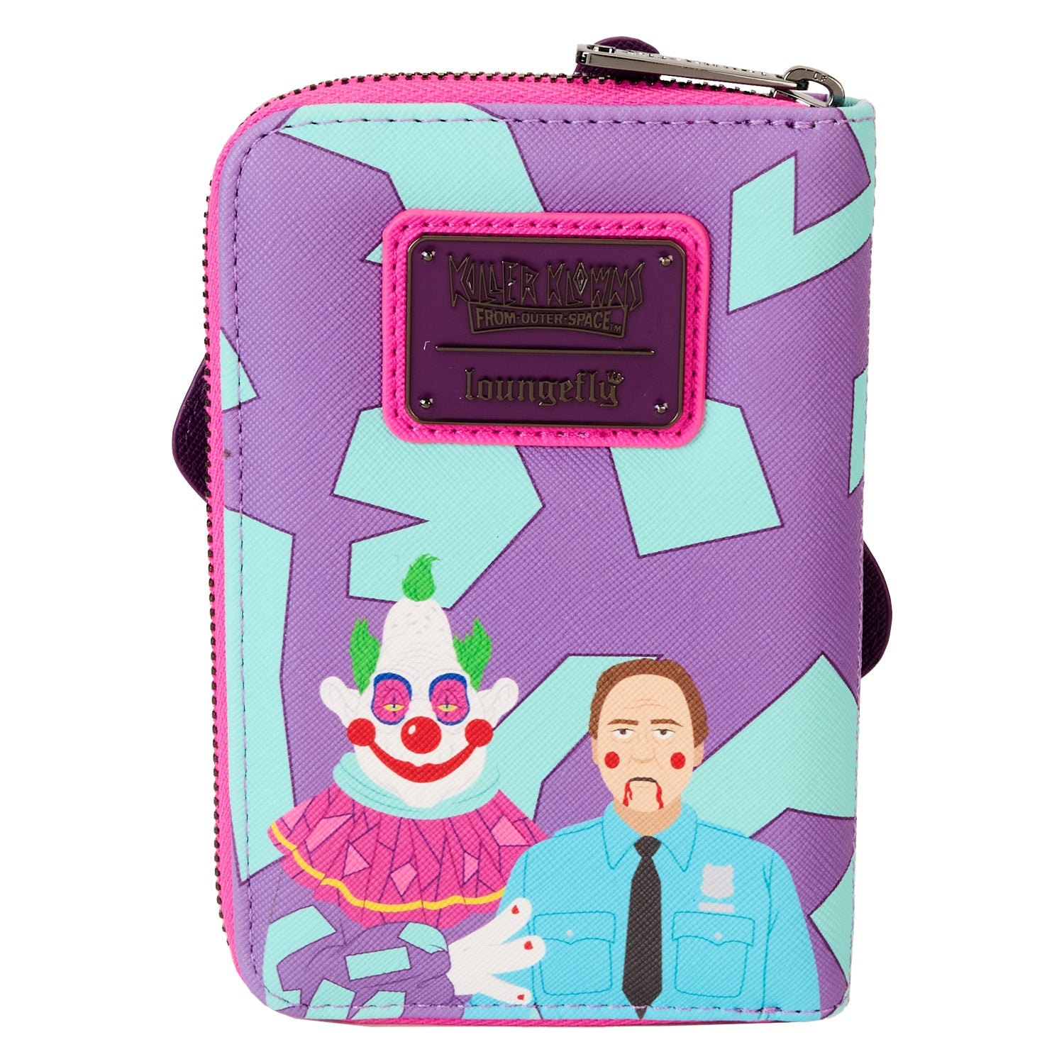 Loungefly x Killer Klowns Jumbo Cosplay Zip Around Wallet - GeekCore