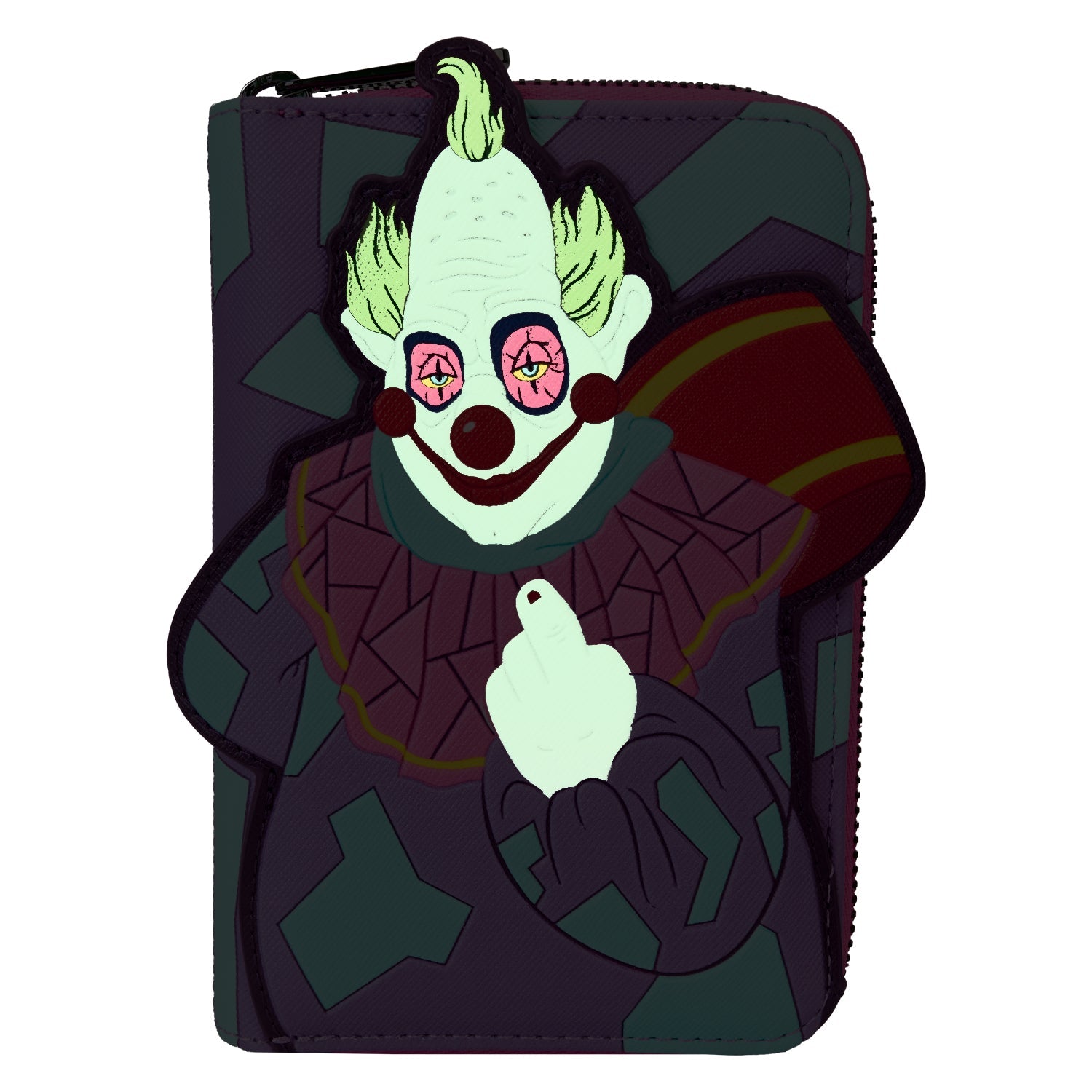 Loungefly x Killer Klowns Jumbo Cosplay Zip Around Wallet - GeekCore