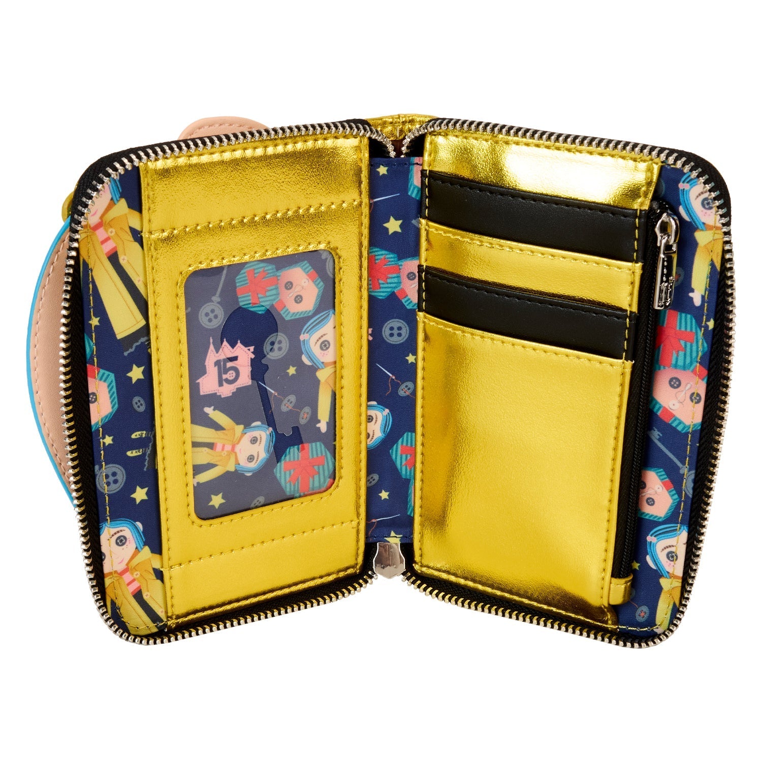 Loungefly x Laika Coraline Doll Cosplay Zip Around Wallet - GeekCore