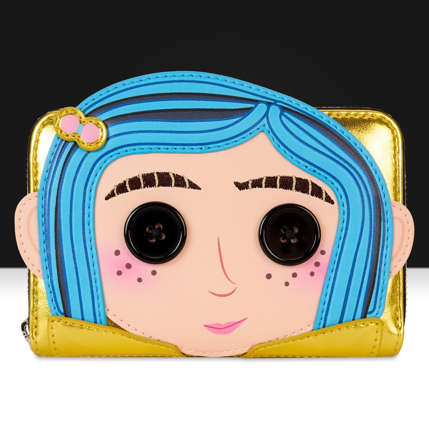 Loungefly x Laika Coraline Doll Cosplay Zip Around Wallet - GeekCore