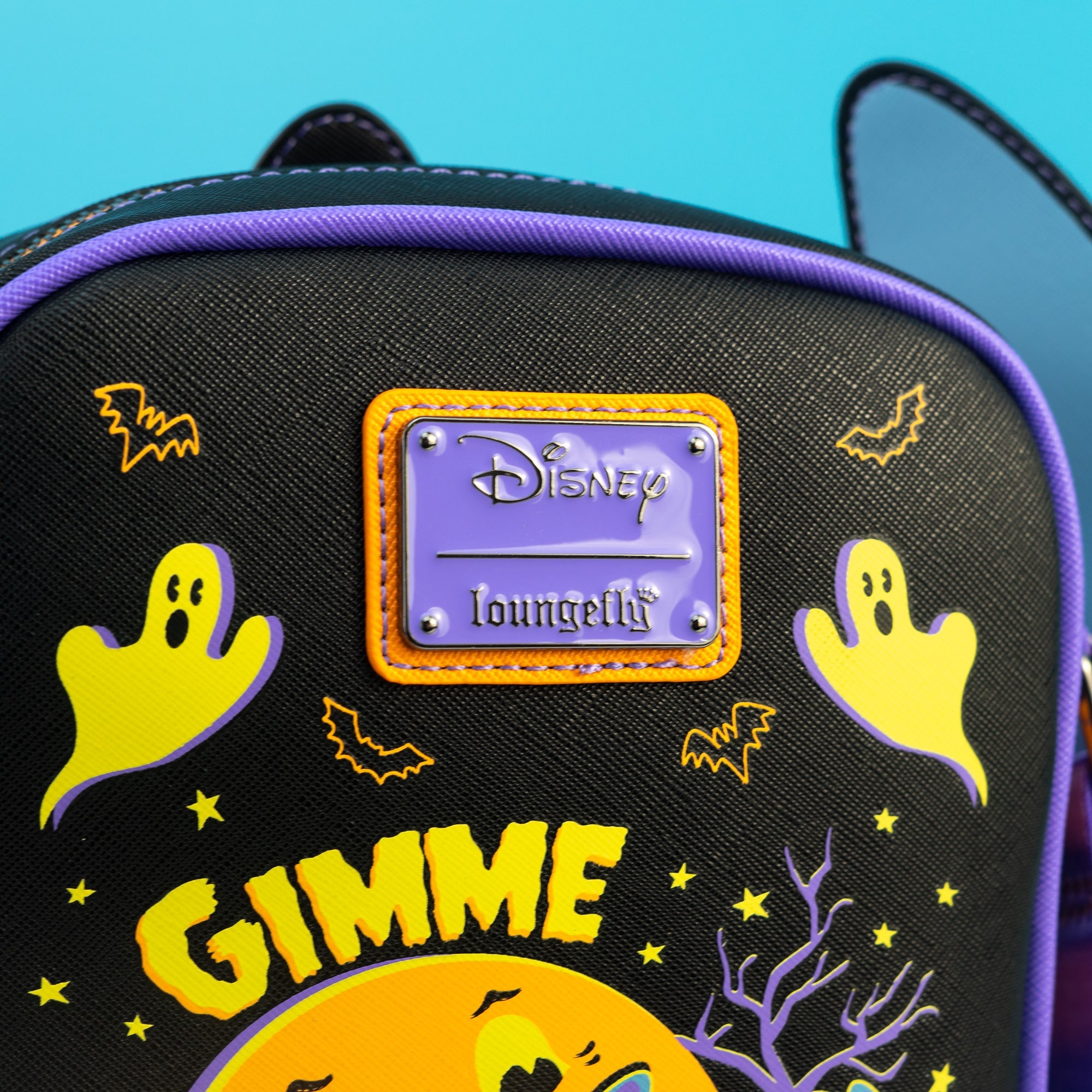 Loungefly x Lilo and Stitch Glow in the Dark Halloween Stitch Cosplay Passport Bag - GeekCore