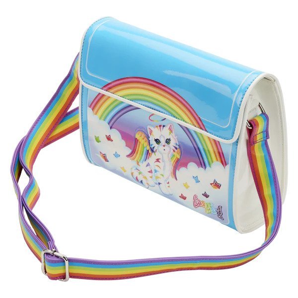 Loungefly x Lisa Frank Angel Kitty Crossbody Bag - GeekCore