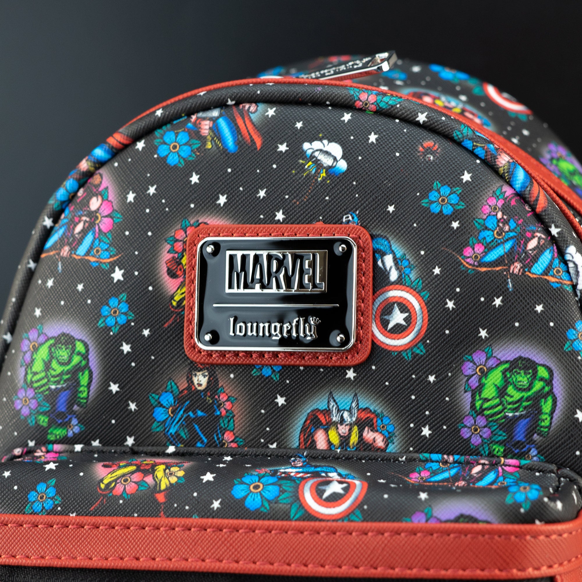 Loungefly x Marvel Avengers Tattoo Mini Backpack - GeekCore