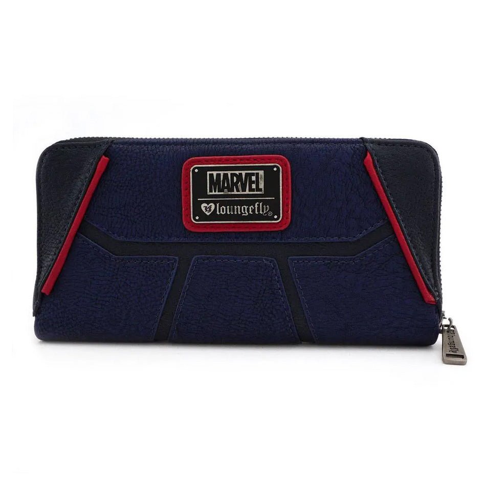 Loungefly x Marvel Captain America Zip - Around Purse - GeekCore