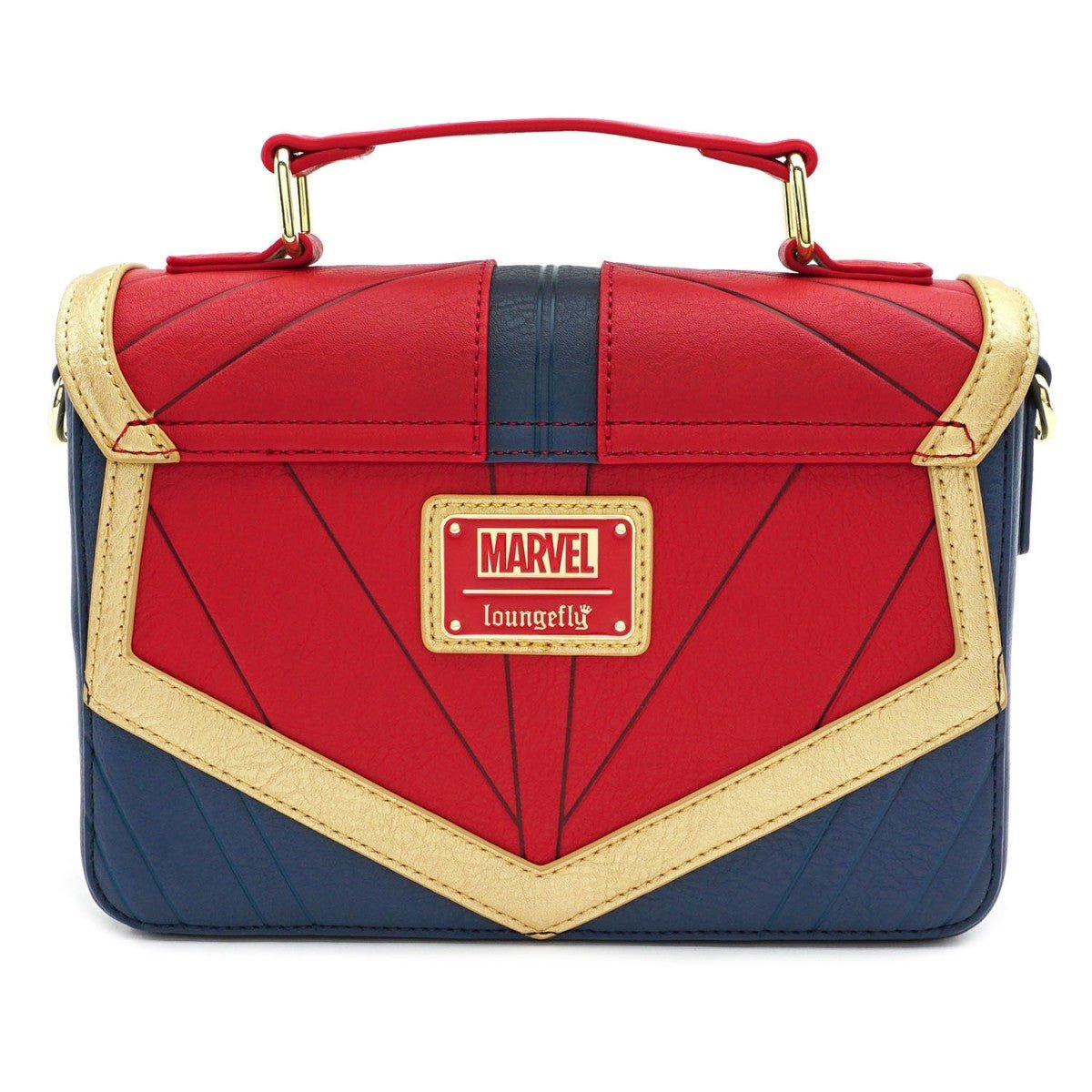 Loungefly X Marvel Captain Marvel Cosplay Cross Body Bag - GeekCore