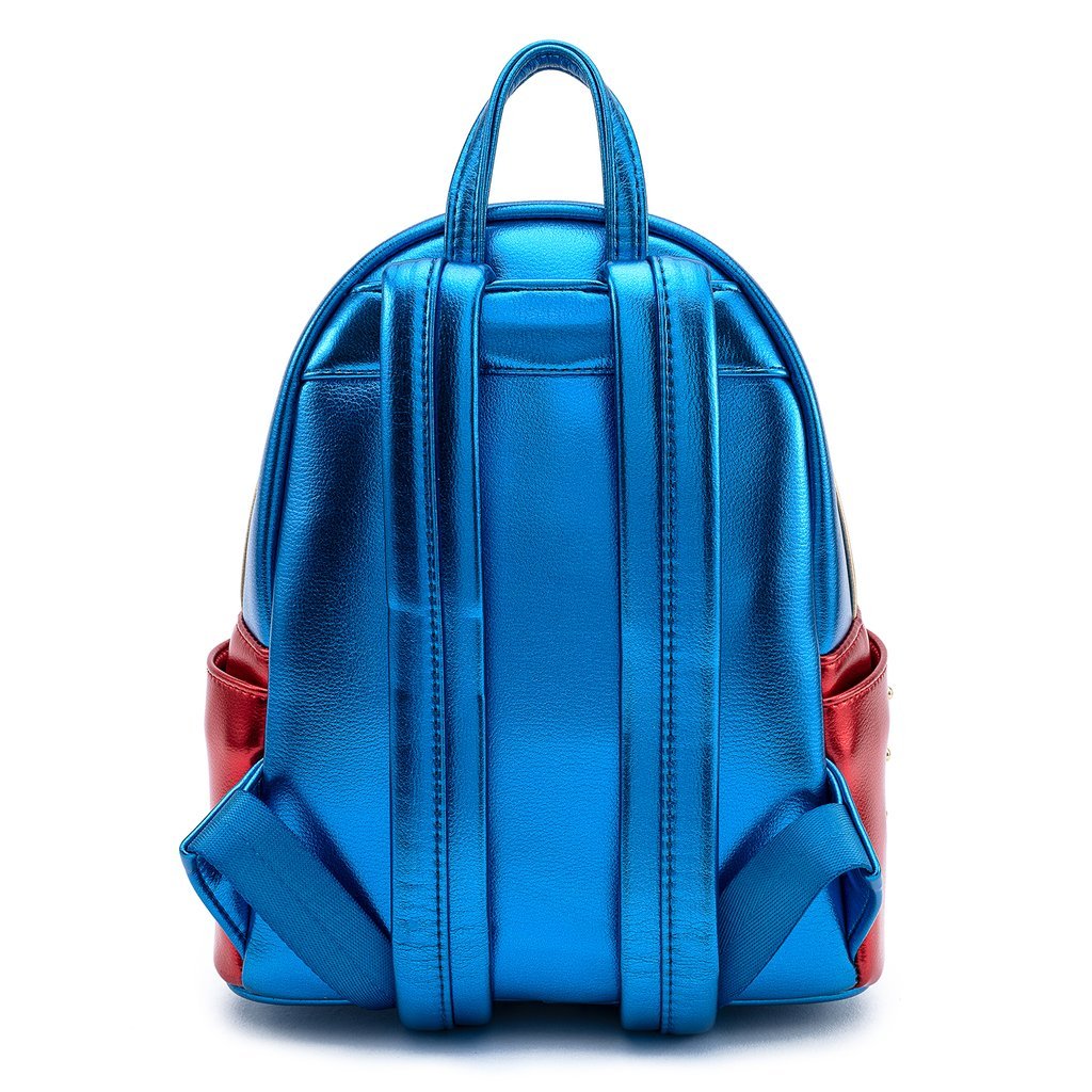 Loungefly X Marvel Classic Captain Marvel Metallic Mini Backpack - GeekCore