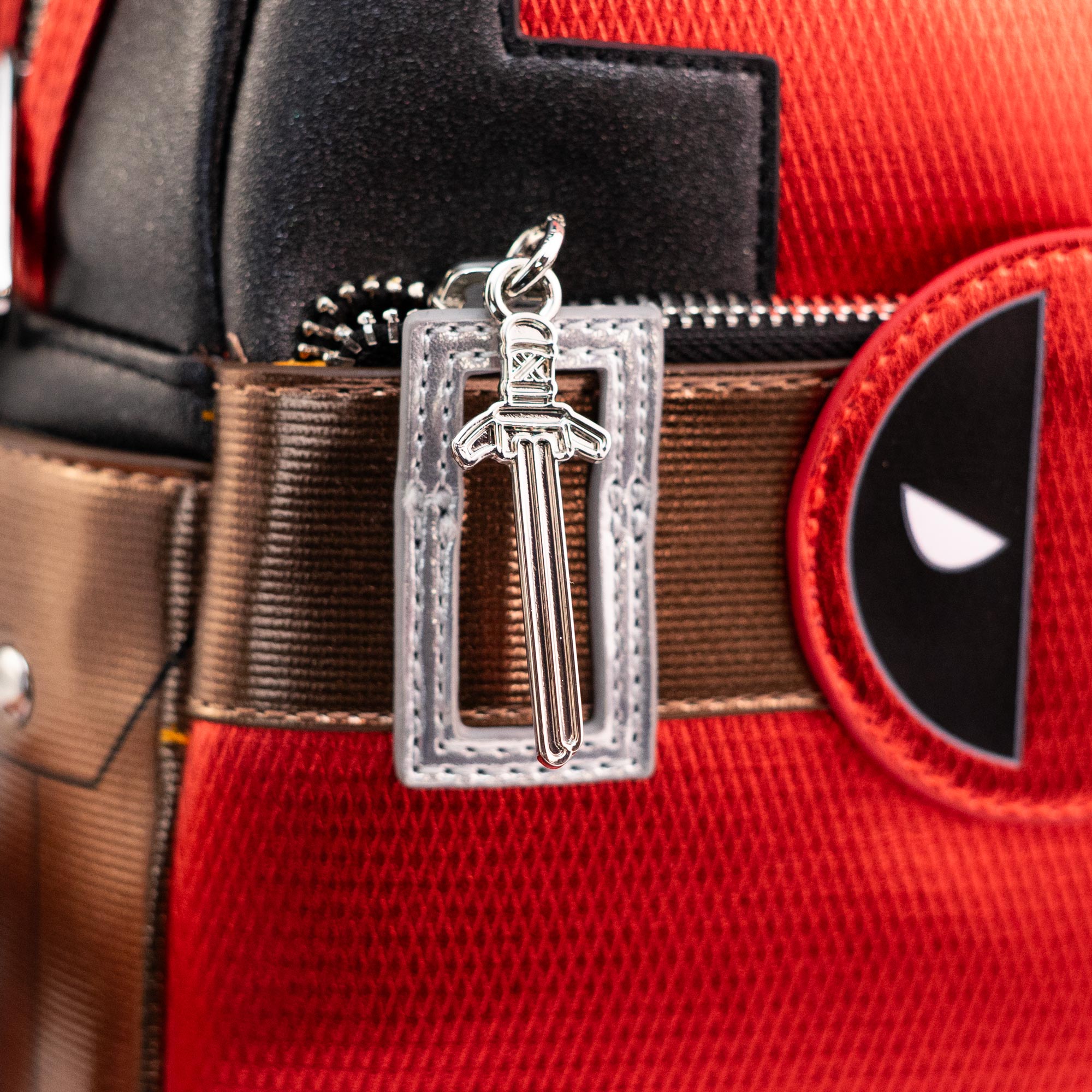 Loungefly x Marvel Deadpool Metallic Collection Cosplay Mini Backpack - GeekCore