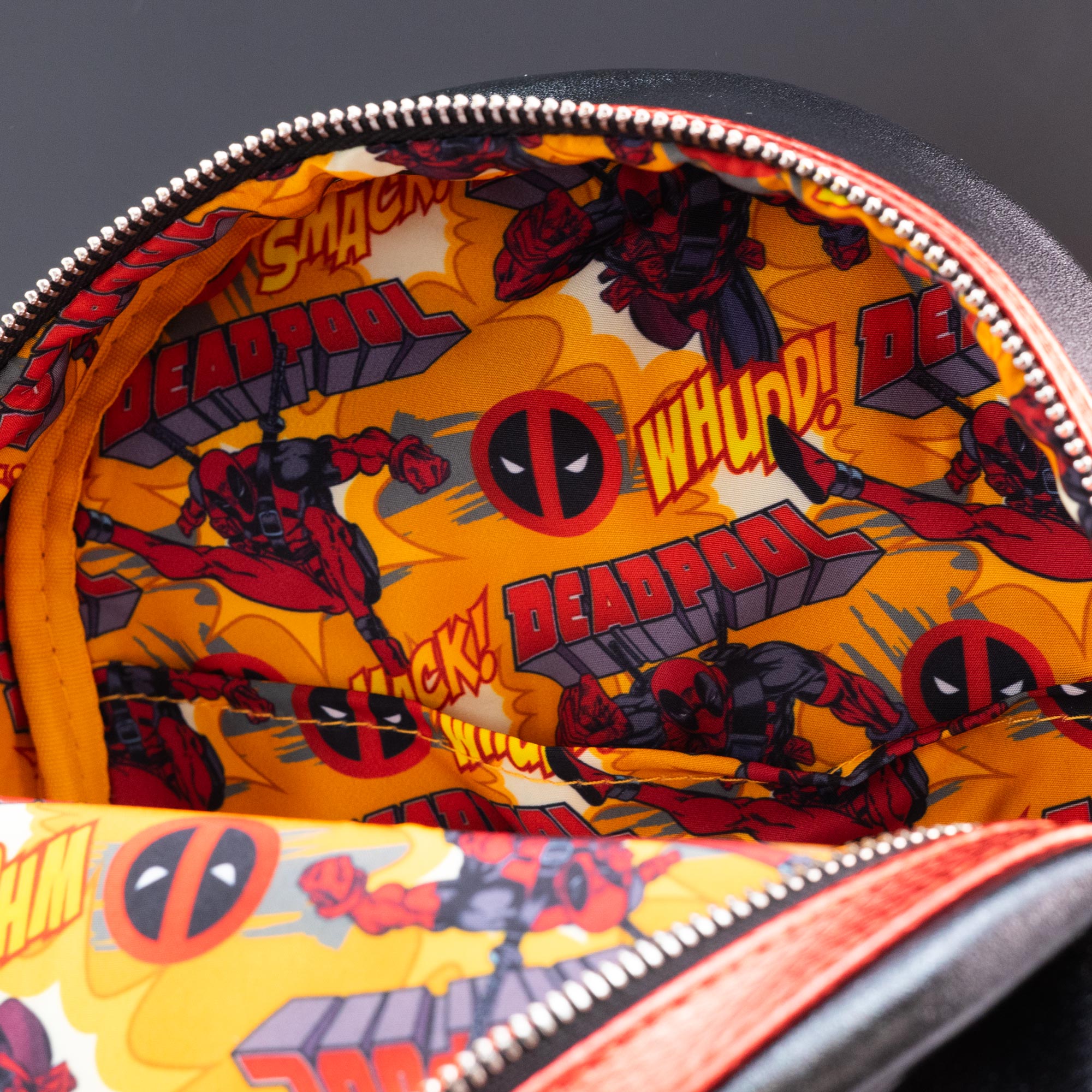 Loungefly x Marvel Deadpool Metallic Collection Cosplay Mini Backpack - GeekCore