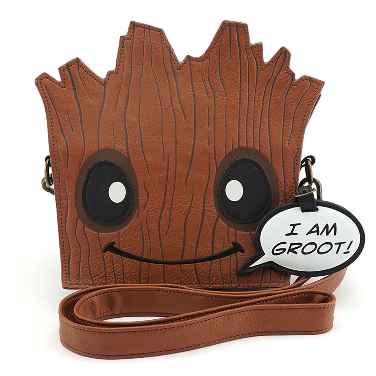 Loungefly x Marvel Groot Die Cut Crossbody Bag - GeekCore