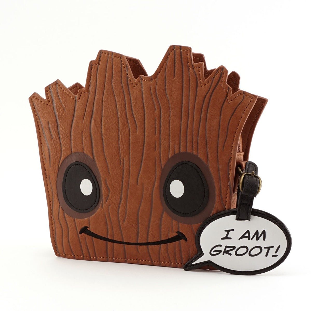 Loungefly x Marvel Groot Die Cut Crossbody Bag - GeekCore