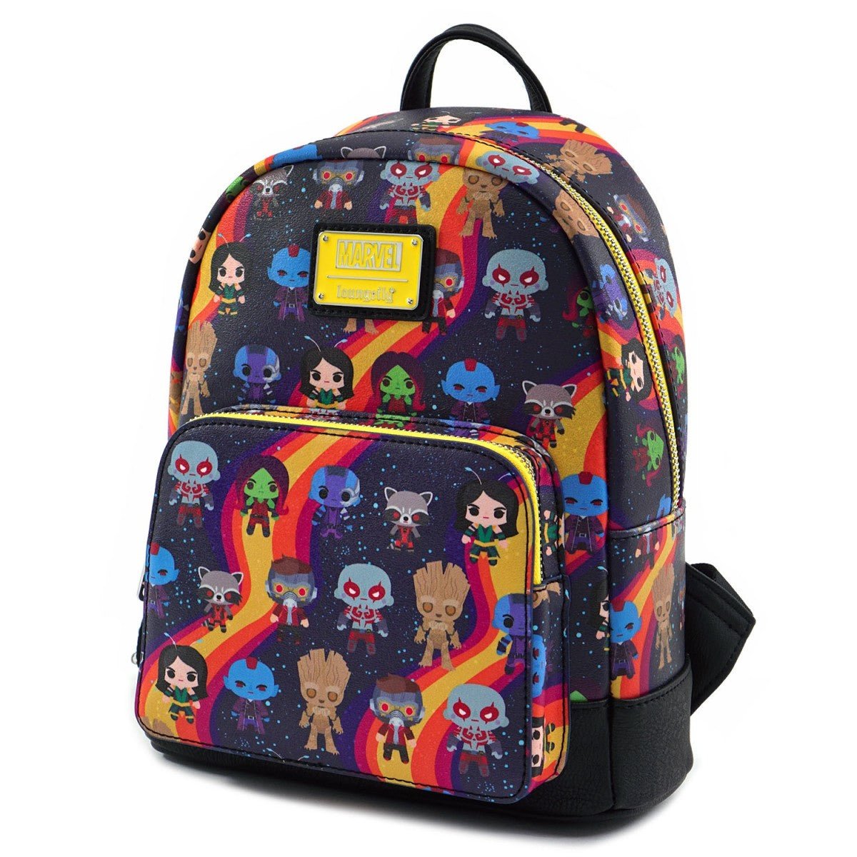 Loungefly X Marvel Guardians of the Galaxy Chibi Line up Mini Backpack GeekCore