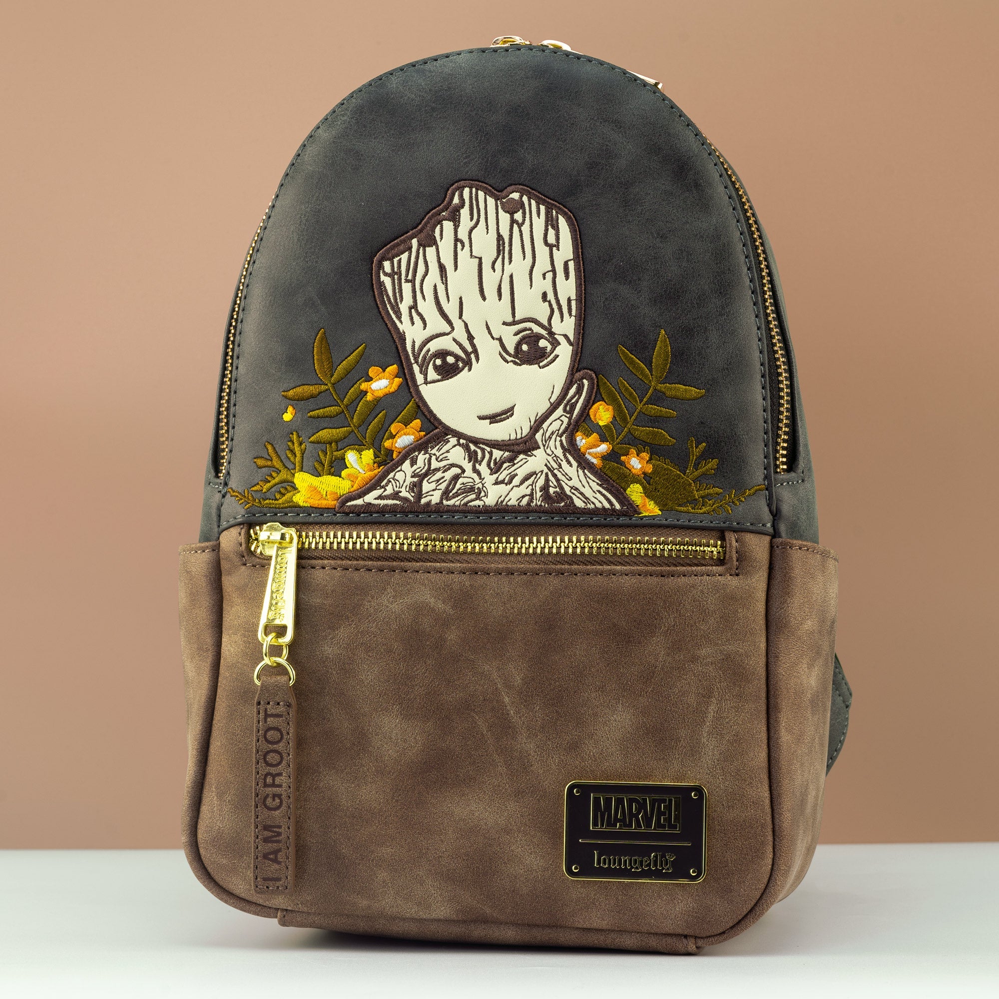 Loungefly x Marvel Guardians of the Galaxy Groot Floral Mini Backpack - GeekCore
