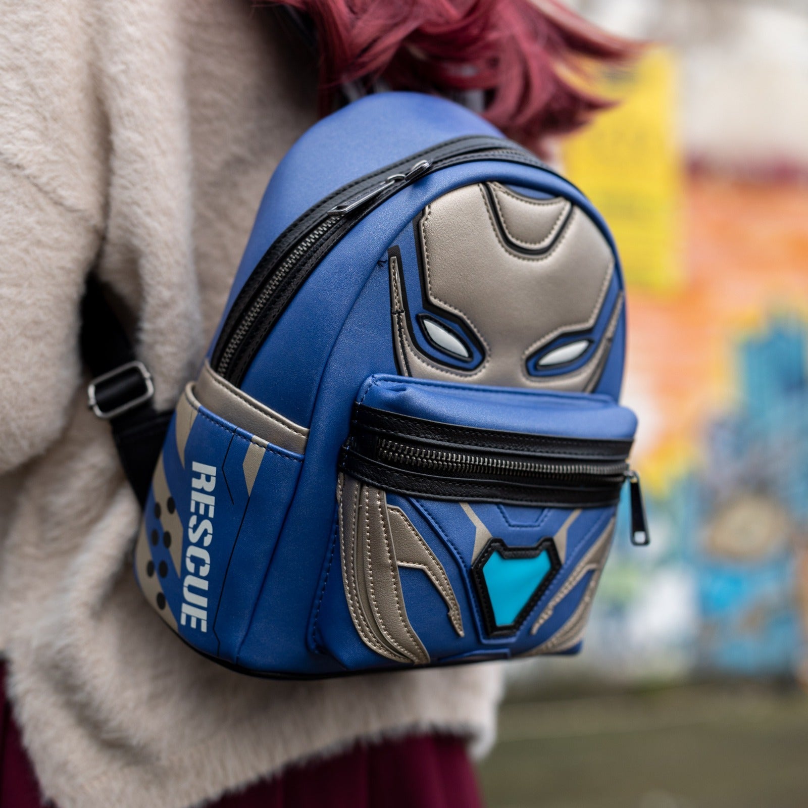 Loungefly x Marvel Rescue Light Up Cosplay Mini Backpack - GeekCore