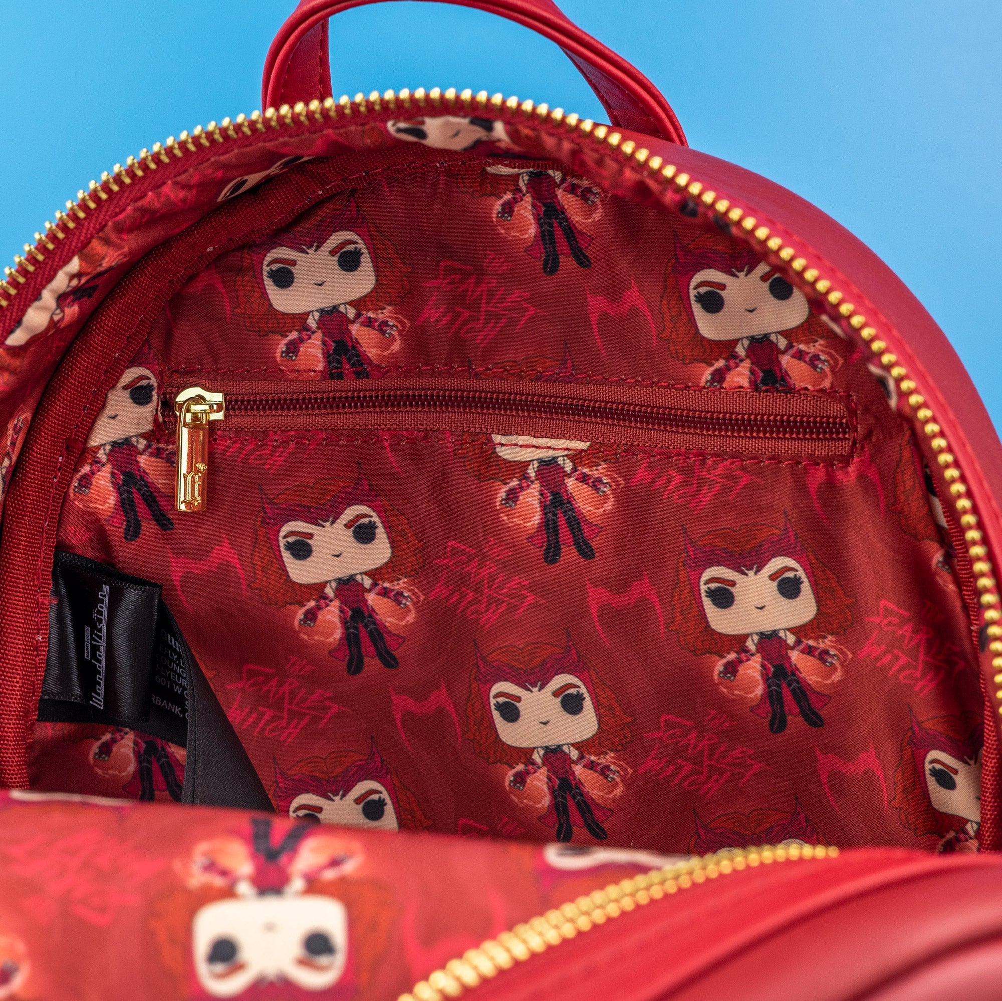 Loungefly x Marvel Scarlet Witch POP! Cosplay Mini Backpack - GeekCore