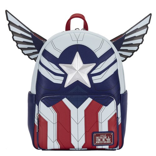 Loungefly x Marvel The Falcon and the Winter Solider Captain Falcon Mini Backpack - GeekCore