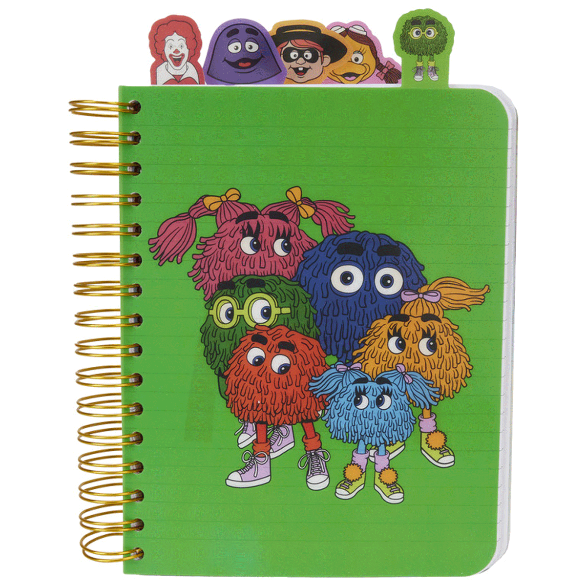 Loungefly x McDonalds Gang Tab Spiral Notebook Journal - GeekCore