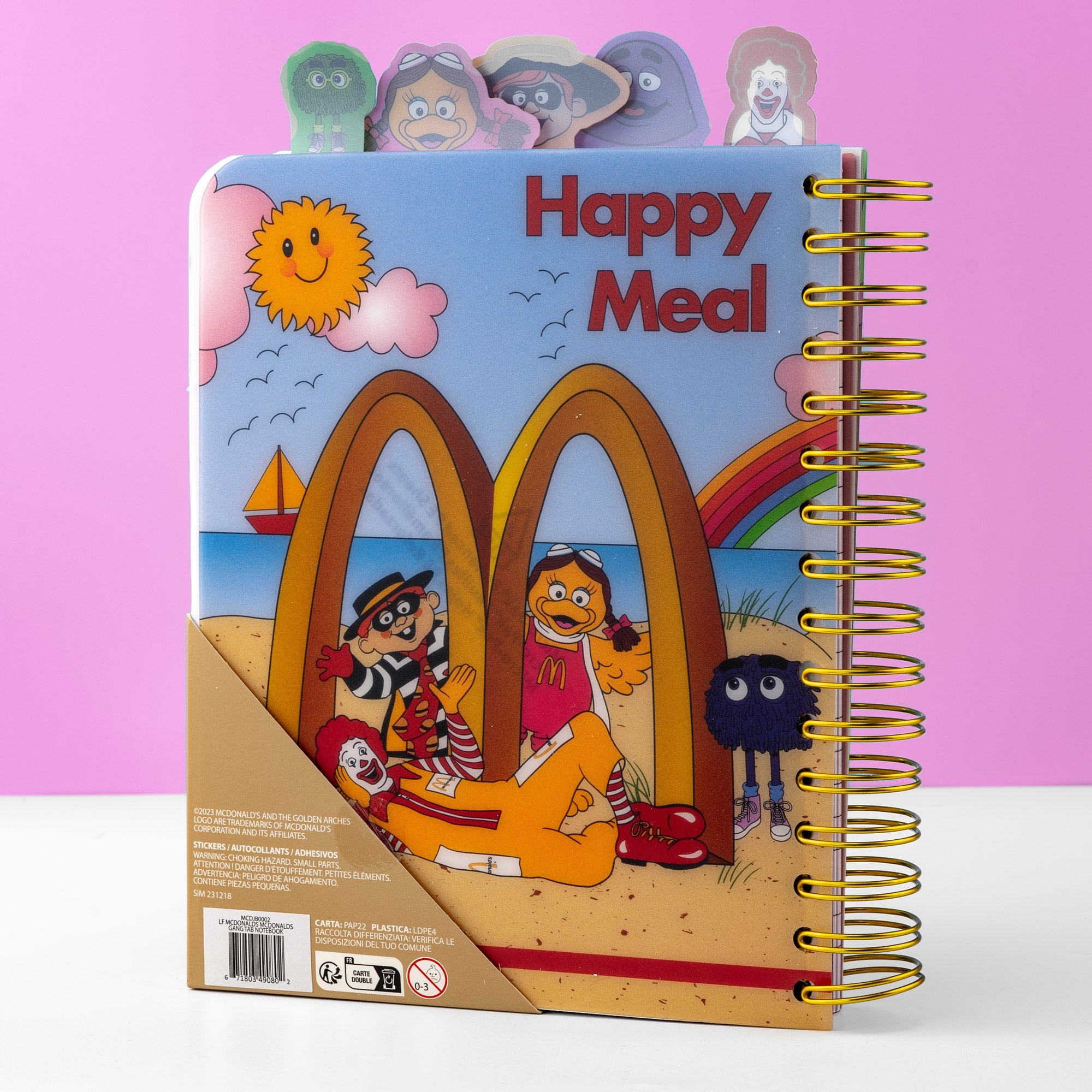 Loungefly x McDonalds Gang Tab Spiral Notebook Journal - GeekCore