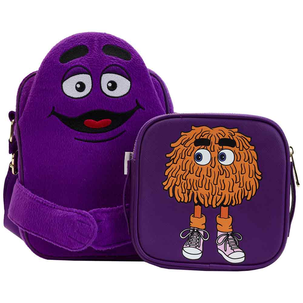 Loungefly x McDonalds Grimace Cosplay Crossbody Bag - GeekCore