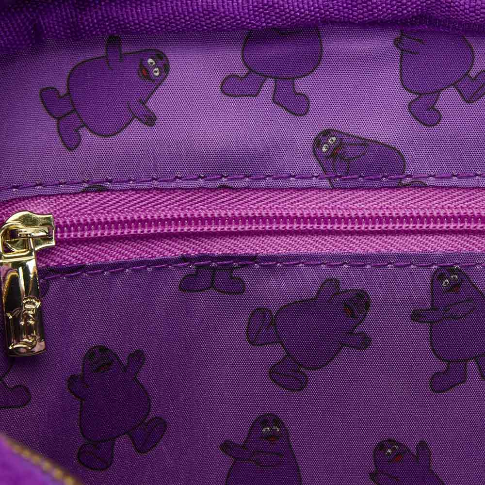 Loungefly x McDonalds Grimace Cosplay Crossbody Bag - GeekCore