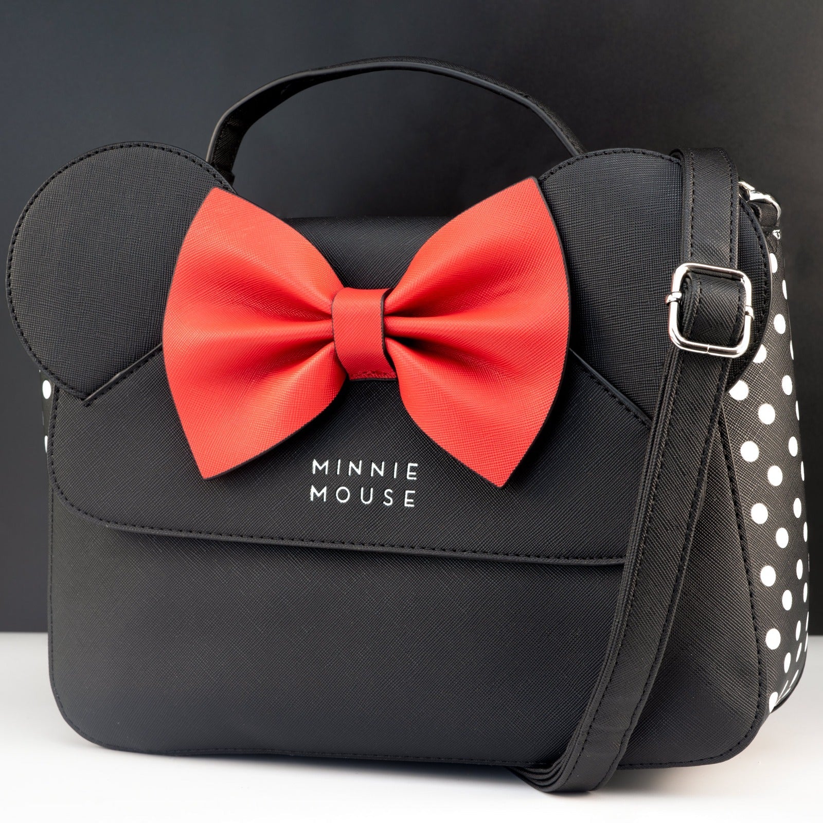 Loungefly x Minnie Mouse Ears & Bow Crossbody Handbag - GeekCore