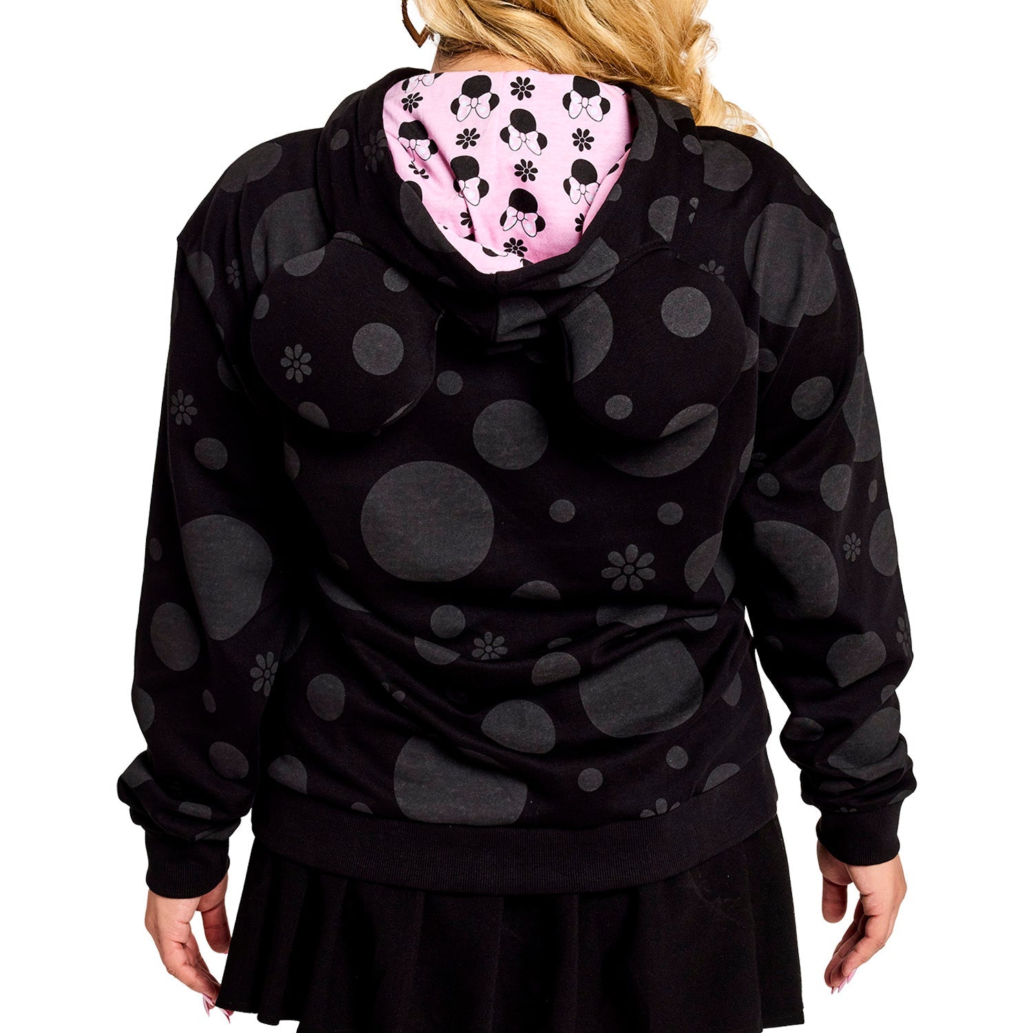 Loungefly x Minnie Rocks the Dots Florals Unisex Hoodie - GeekCore