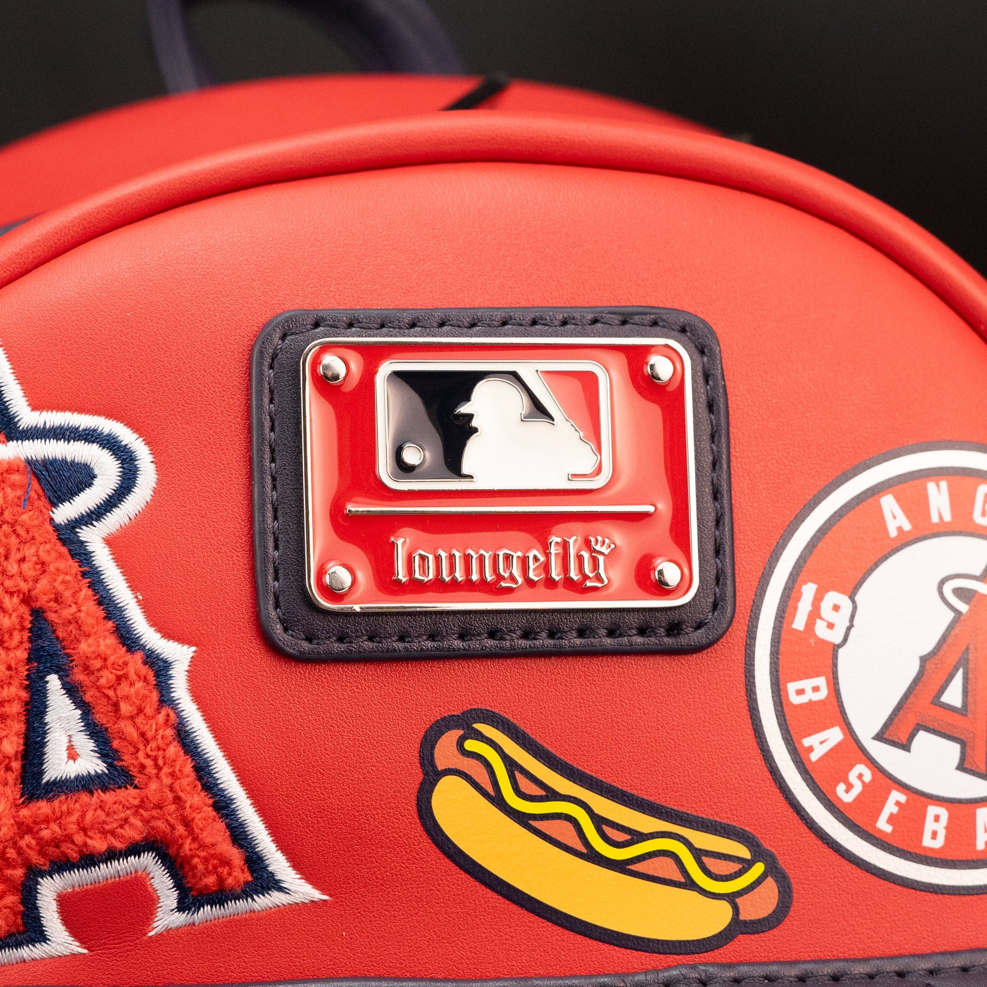 Loungefly x MLB LA Angels Patches Mini Backpack - GeekCore