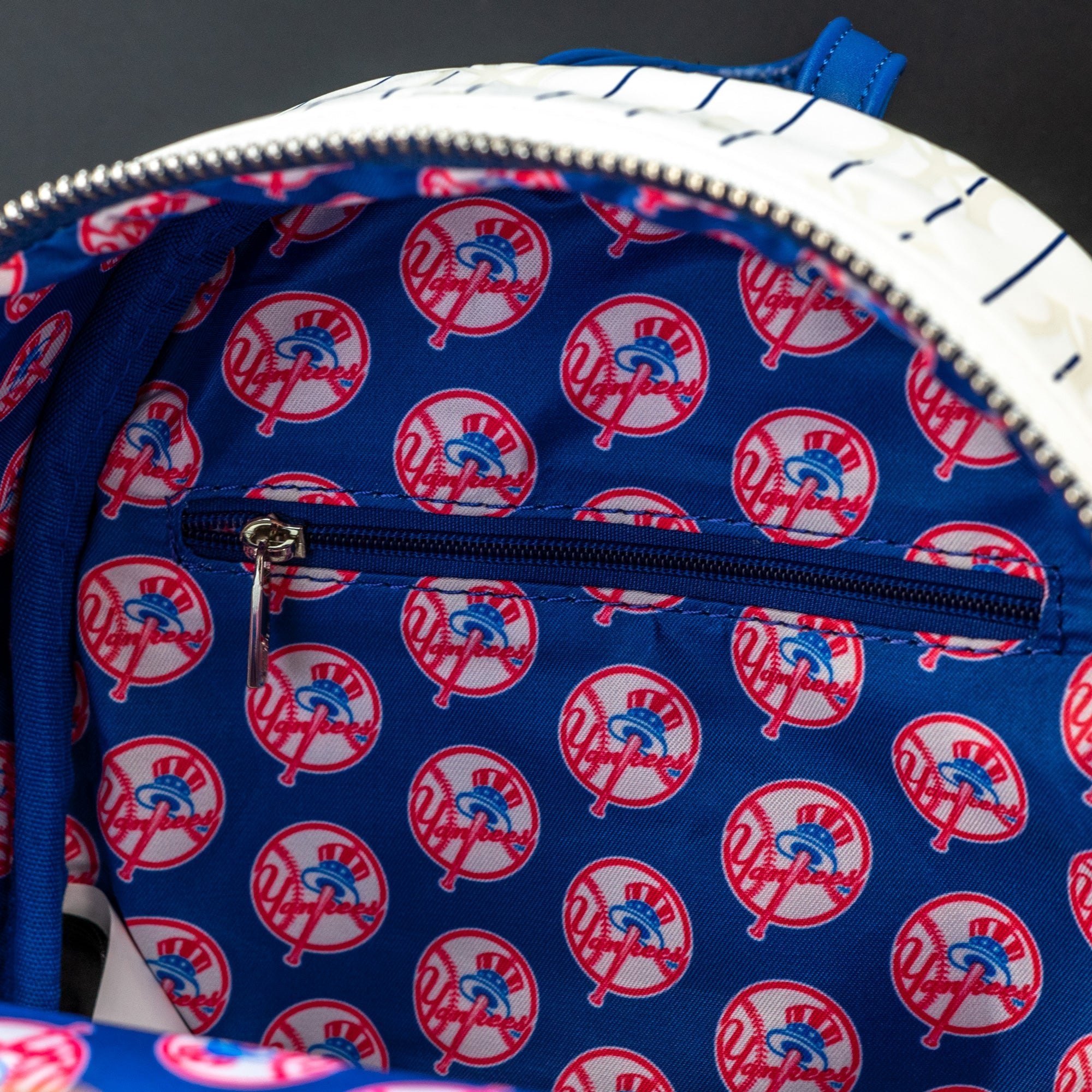 Loungefly x MLB New York Yankees Pinstripe Mini Backpack - GeekCore