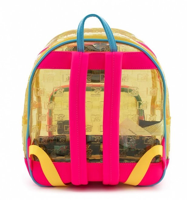 Clear neon backpack hotsell