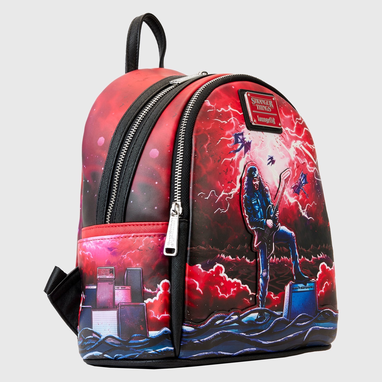 Loungefly x Netflix Stranger Things Eddie Munson Tribute Mini Backpack - GeekCore