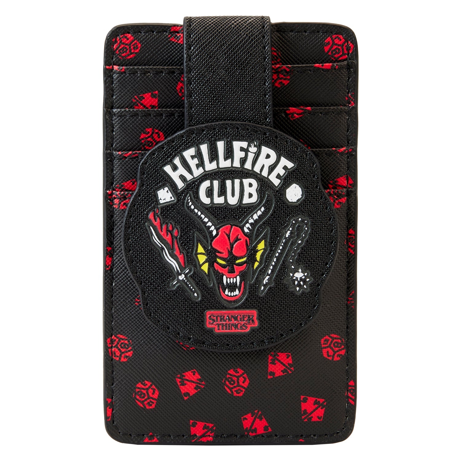 Loungefly x Netflix Stranger Things Hellfire Club Card Holder - GeekCore