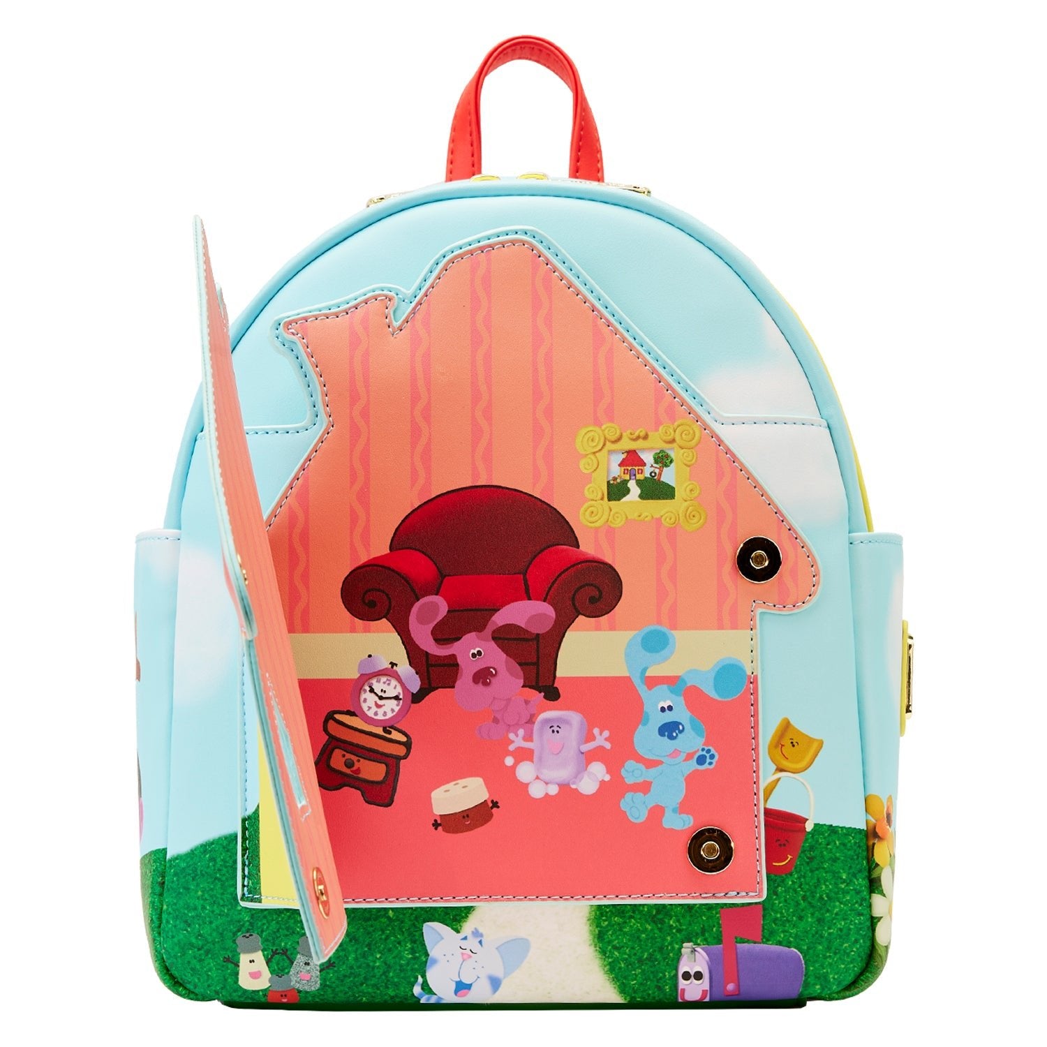 Loungefly x Nickelodeon Blue's Clues Open House Mini Backpack - GeekCore