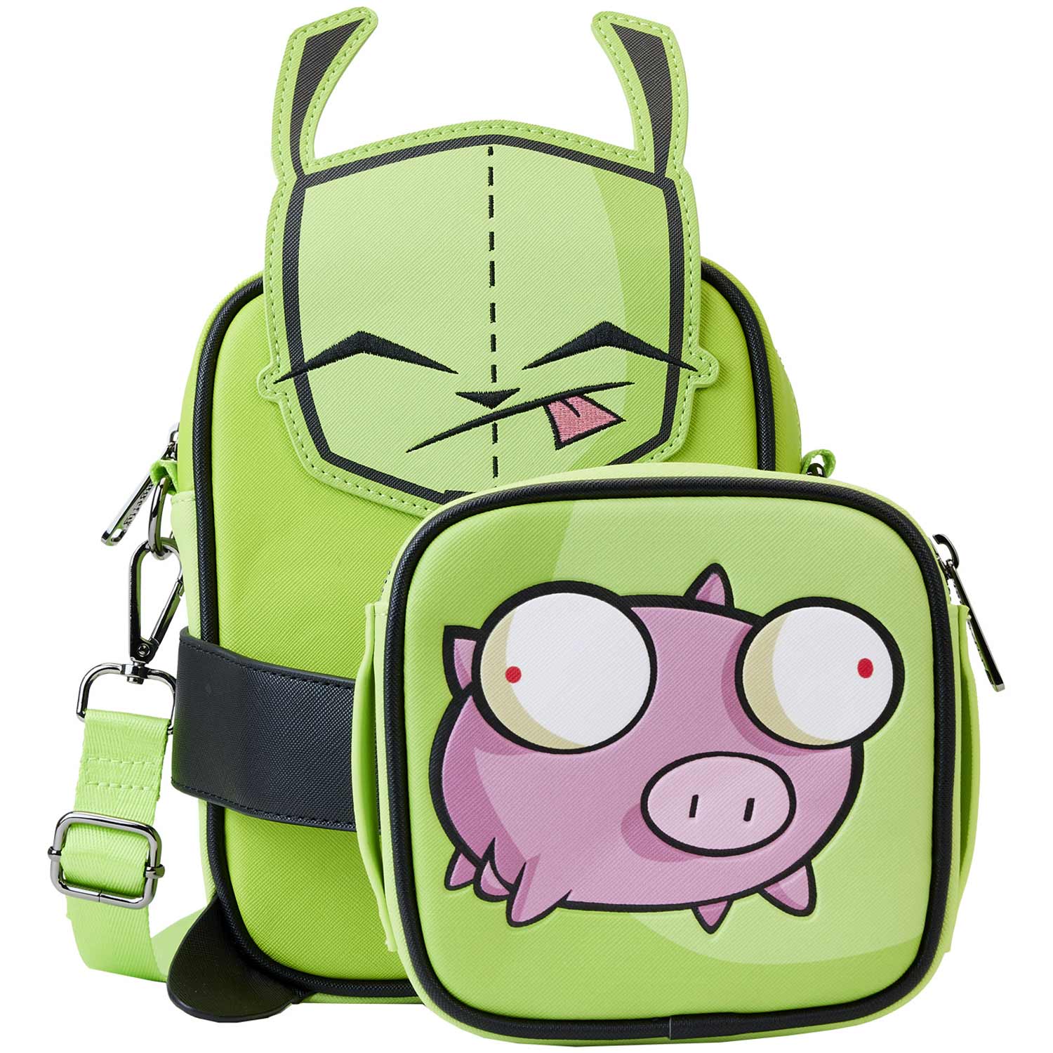 Loungefly x Nickelodeon Invader Zim Gir Cosplay Crossbuddies Bag - GeekCore