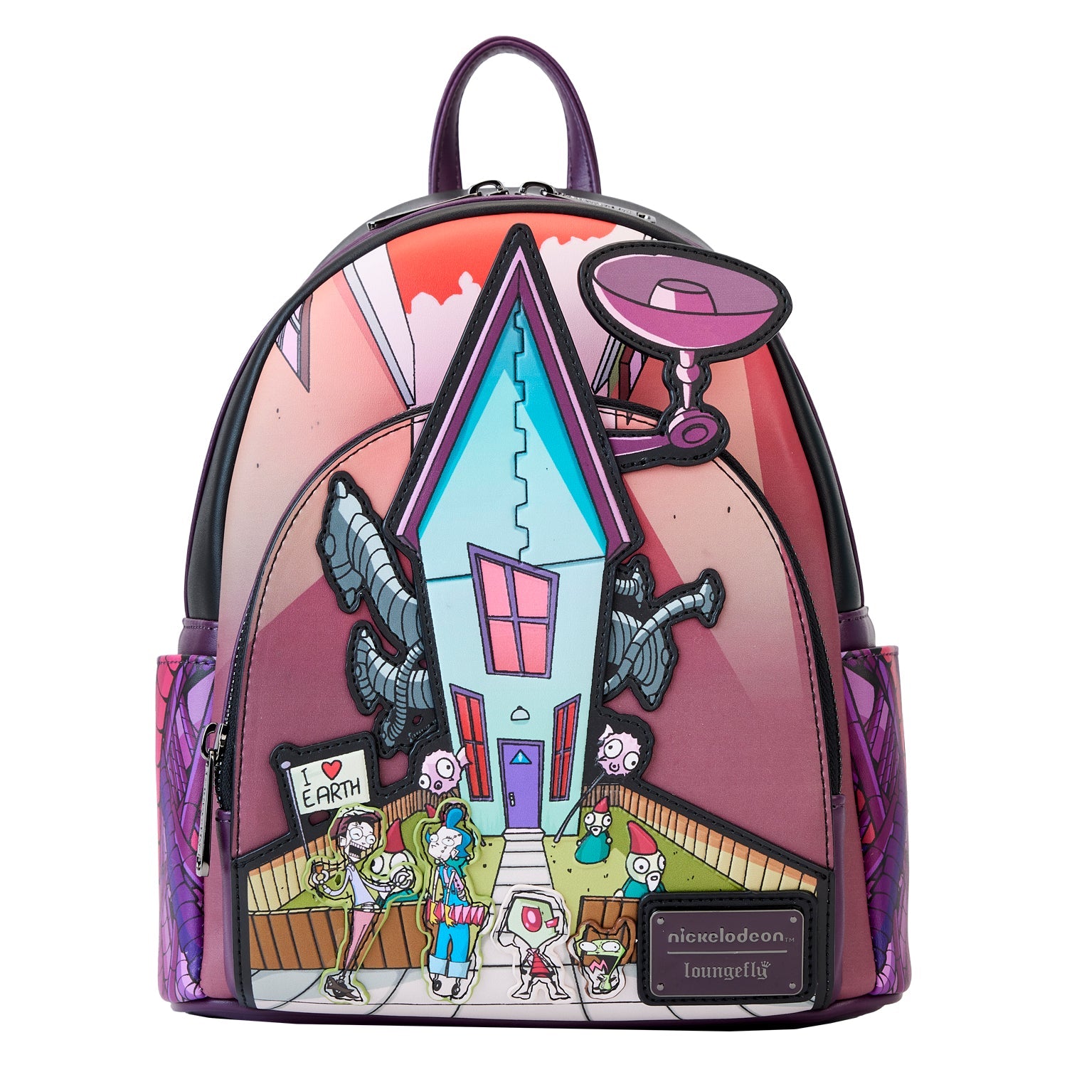 Loungefly x Nickelodeon Invader Zim Secret Lair Mini Backpack - GeekCore