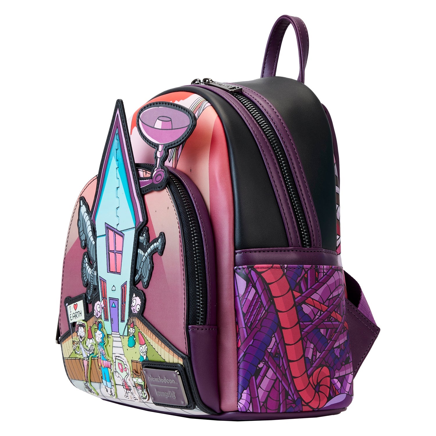 Loungefly x Nickelodeon Invader Zim Secret Lair Mini Backpack - GeekCore