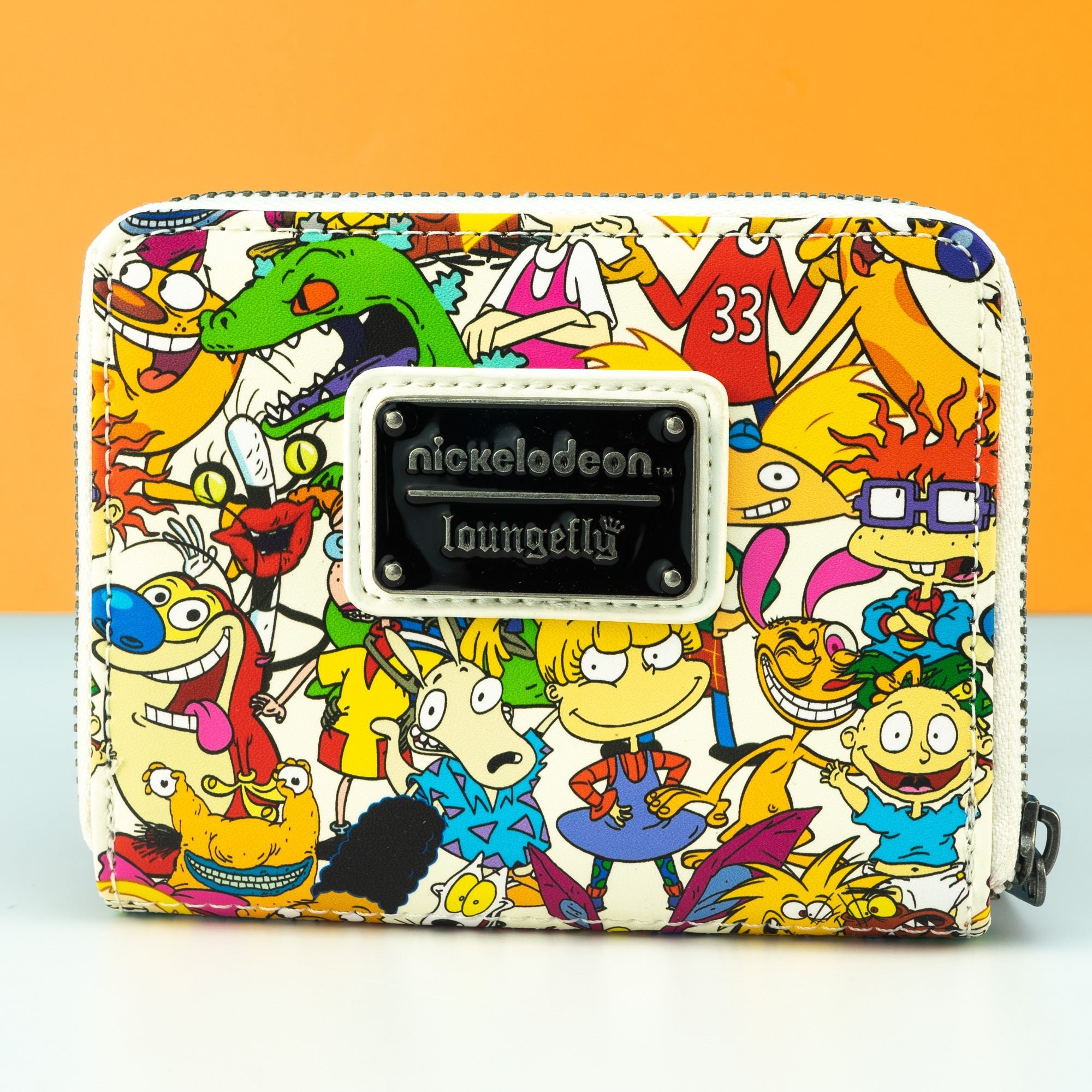 Loungefly x Nickelodeon Nick rewind Gang All Over Print Purse - GeekCore