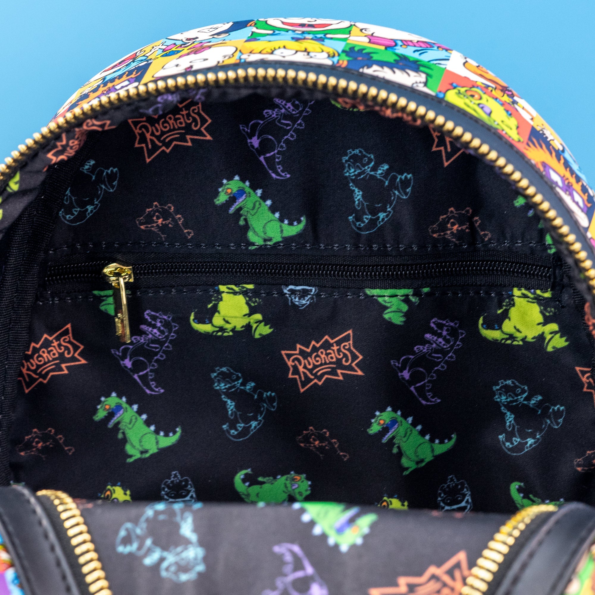 Loungefly x Nickelodeon Rugrats Character Tile Print Mini Backpack - GeekCore