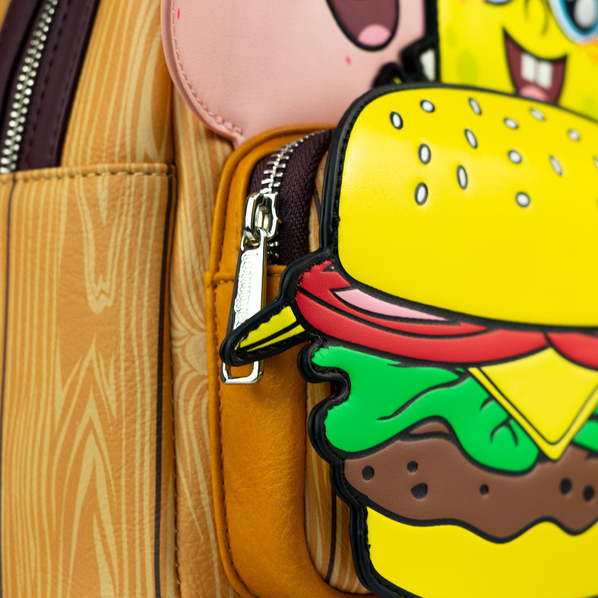 Loungefly x Nickelodeon SpongeBob Krabby patty Group Mini Backpack - GeekCore