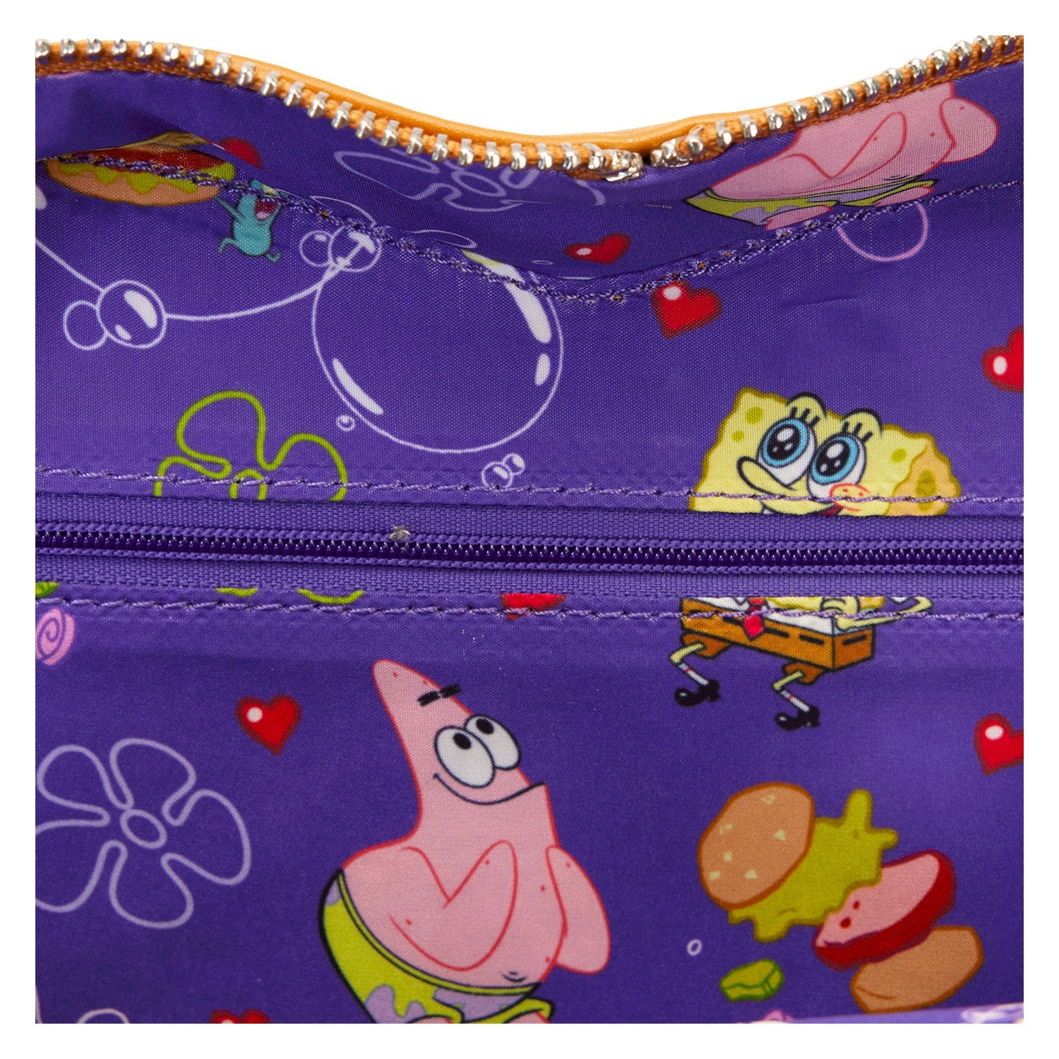 Loungefly x Nickelodeon Spongebob Krabby Patty Plush Crossbody Bag - GeekCore