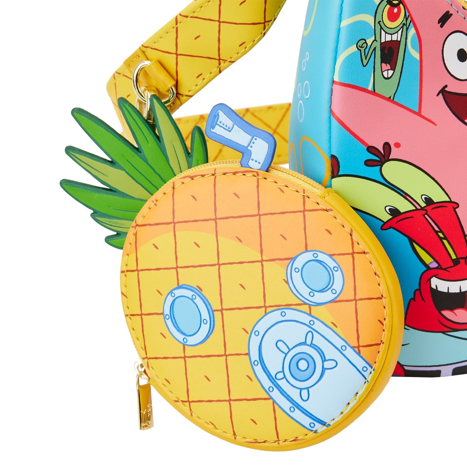 Loungefly x Nickelodeon SpongeBob Squarepants Group Shot Crossbody Bag - GeekCore