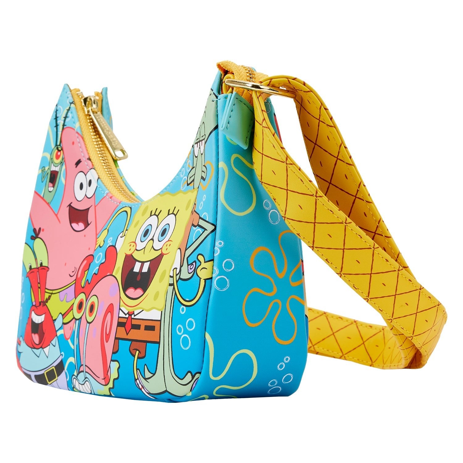 Loungefly x Nickelodeon SpongeBob Squarepants Group Shot Crossbody Bag - GeekCore