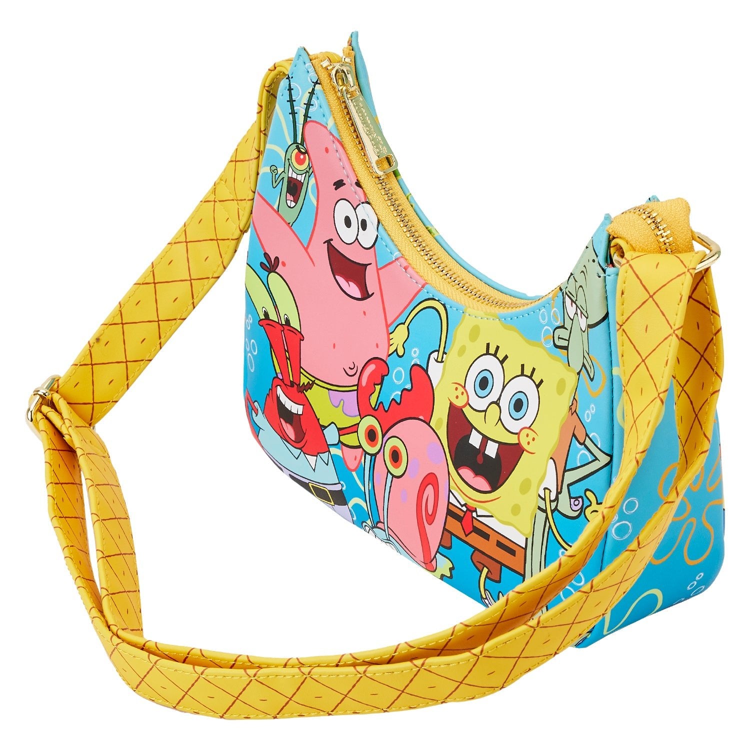 Loungefly x Nickelodeon SpongeBob Squarepants Group Shot Crossbody Bag - GeekCore