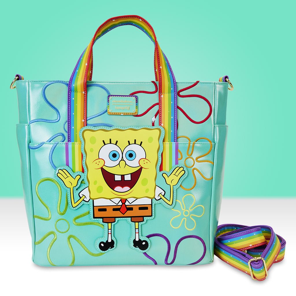 Loungefly x Nickelodeon SpongeBob SquarePants Imagination Convertible Tote Bag - GeekCore