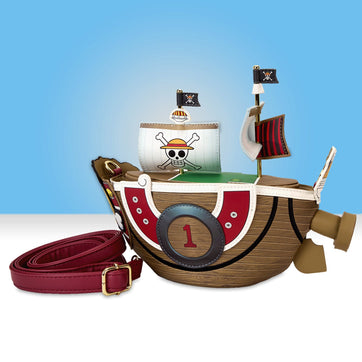 Loungefly x One Piece Thousand Sunny Ship Figural Crossbody Bag - GeekCore