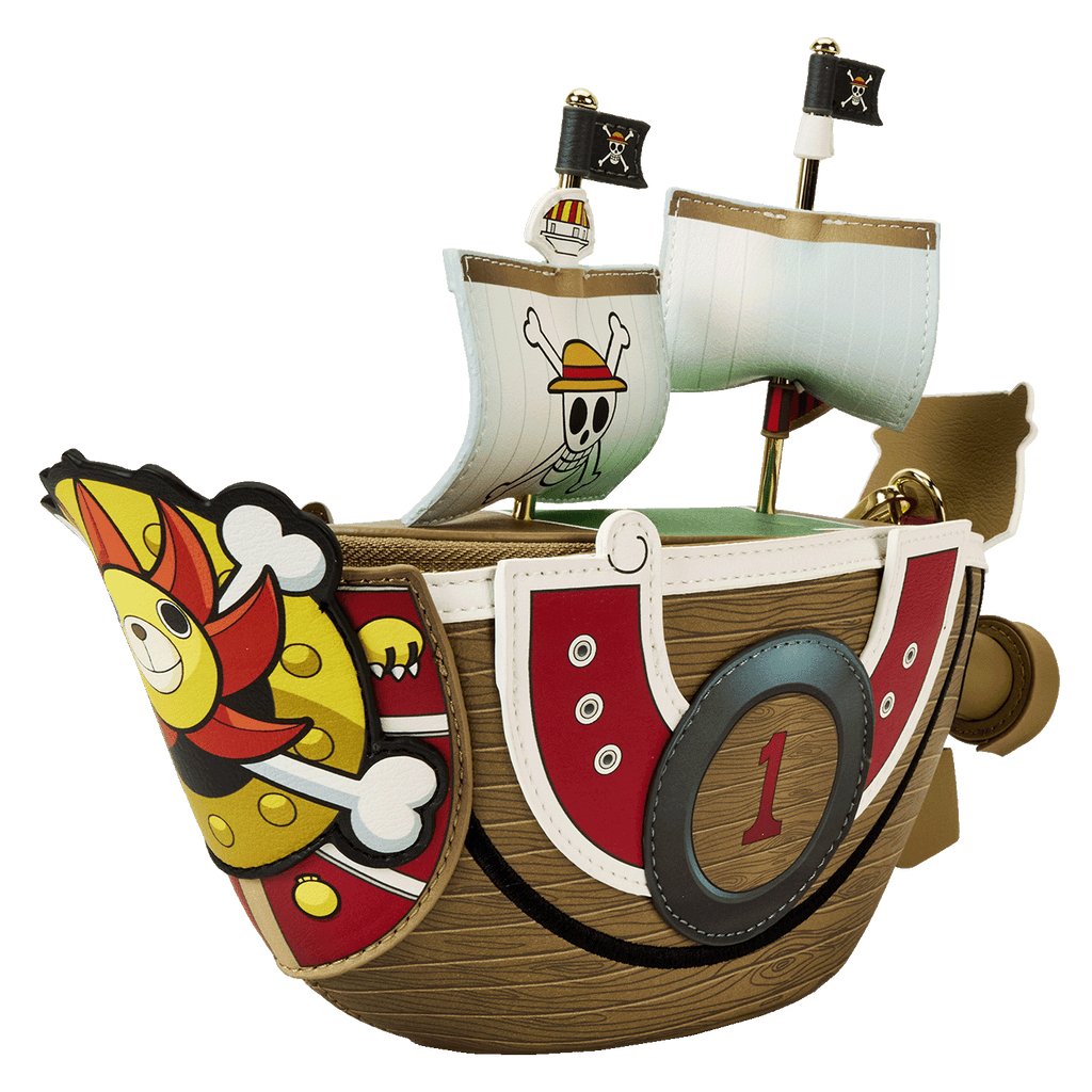 Loungefly x One Piece Thousand Sunny Ship Figural Crossbody Bag - GeekCore