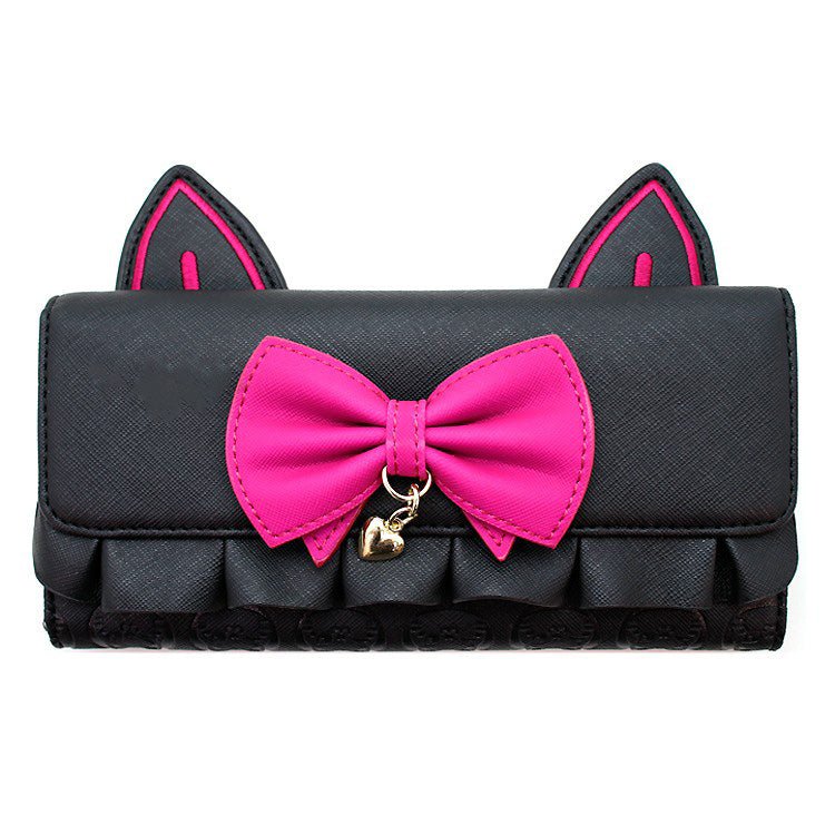 Loungefly x Overwatch D.VA Black Cat Zip - Around Purse - GeekCore